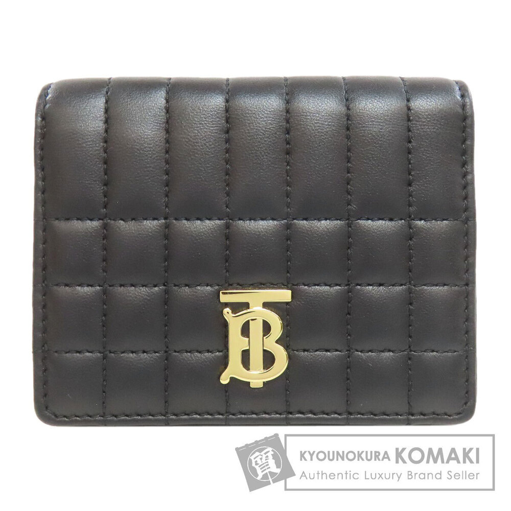 Burberry Lola Leather Logo Bifold Wallet - Picture 2 of 8